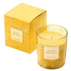 M&SENSE Holiday Scented Candle Gift for Women and Men - Snowy Christmas, 10 oz Soy Wax, Birthday, Holiday,Christmas, New Year Gift