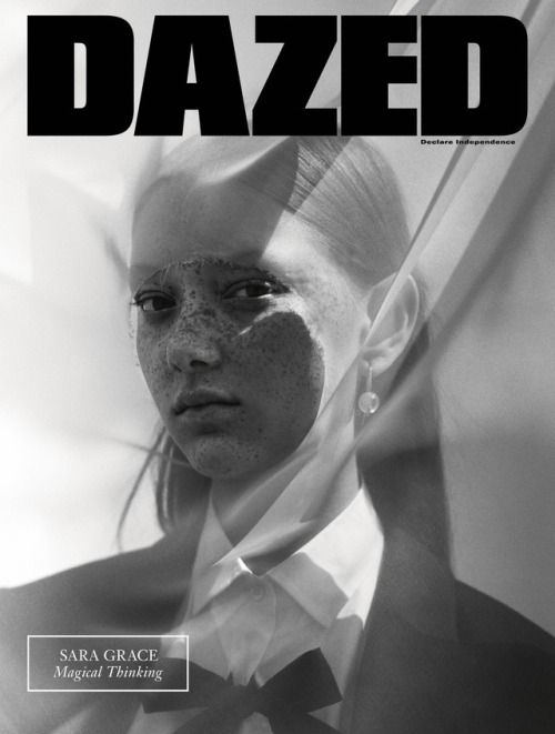 Sara Grace Wallerstedt casts a spell on the autumn issue of Dazed
Photography Jack Davison
Styling Robbie Spencer
