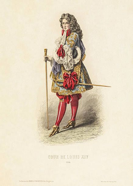 a fashionable courtier - french aristocrat costume stock pictures, royalty-free photos & images