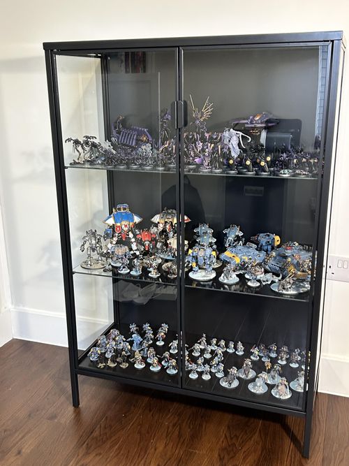 r/Warhammer40k - Went to IKEA for some crockery, came home with a display case