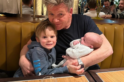 Gordon Ramsay and twGordon Ramsay and two of his sons via Instagramof his sons via Instagram