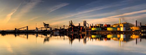 Stålverk i Sault Sainte Marie, Canada