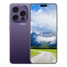 WWT I16PROMAX 12+512GB Smartphone Unlocked Cell Phone,6.99" HD Screen Android 14 Battery 7000mAh Unlocked Phone,Face ID/Fingerprint Button Unlock/Photos/Dual SIM/5G/GPS (Deep Purple, 12+512G)