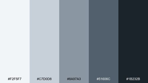 circuit dust color palette with hex codes