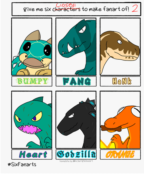 r/Dinosaurs - Part 2: dino characters!