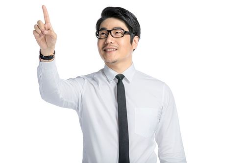 做手势的商务男士图片下载