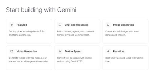 Google AI Studio Modes