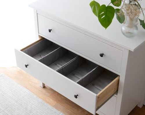 Hemnes Organizer / Drawer Organizer Clothes / Drawer Boxes in a Set of 4 / Drawer Insert IKEA Hemnes Chest of Drawers / Foldable