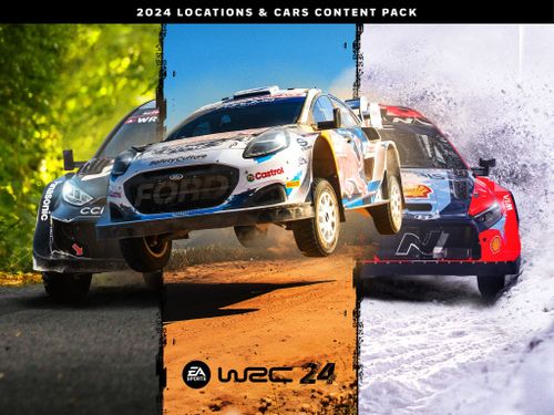 EA SPORTS WRC 24 key art for Locations & Car Pack
