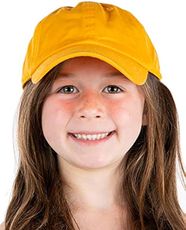 Funky Junque Kids Trucker Hats – Toddler & Youth Baseball Cap for Boys & Girls, Snapback Camo Ball Cap for Everyday Style - Gold (Ages 2-5)