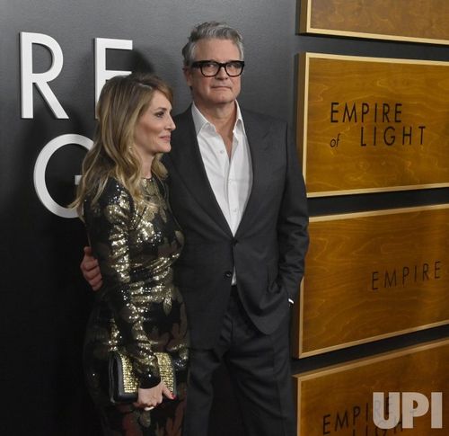 Colin Firth and Maggie Cohn Attend the "Empire of Light" Premiere in Beverly Hills