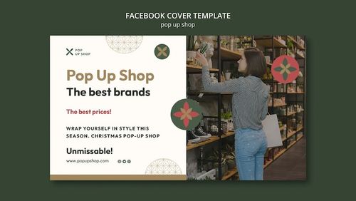 Free PSD pop up shop template design