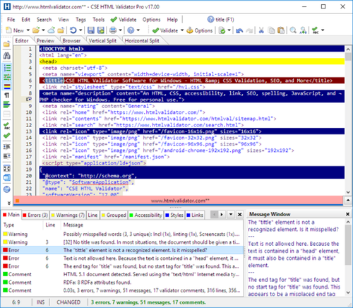 CSE_HTML_Validator_v17_for_Windows_Main_Screenshot.png