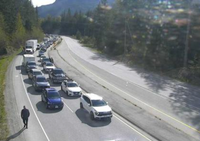 What happened on the Sea to Sky Highway today, May 1?