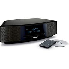 Bose Wave Music System IV - Espresso Black - for Holiday Family Entertainment - CD/MP3 CD Player, Advanced AM/FM Tuner, Dual Alarm, Remote Control, 2.4m AC Power Cable, 4.5" Inches Tall (Renewed)