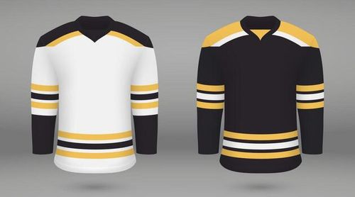 Shirt template forice hockey jersey Boston vector