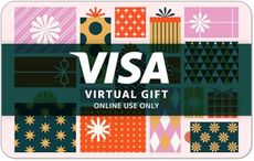 Visa Virtual $100 Present eGift Card (plus $5.95 Purchase Fee) - For Online Use Only