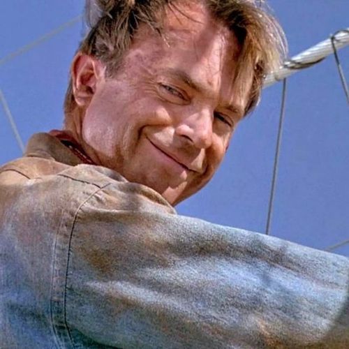 r/JurassicPark - Many thanks to Dr. Alan Grant (the handsome Sam Neill), for being my first real crush.