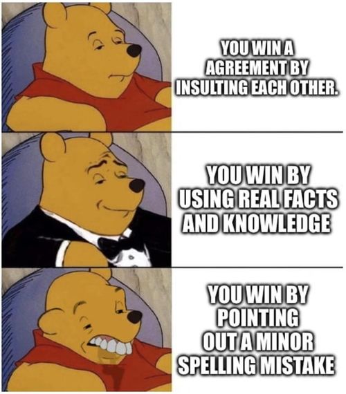 Spelling mistake - meme