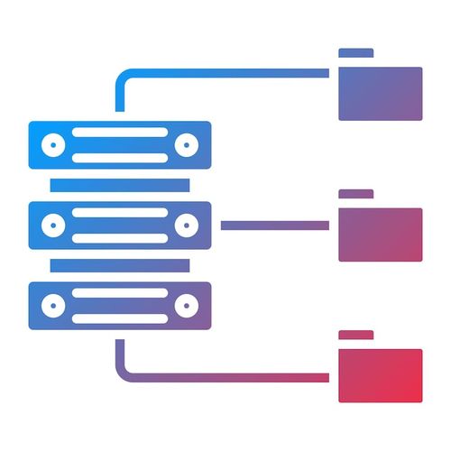 Vector data source icon vector image can be used for big data