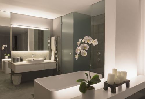 modern bathroom lighting ideas