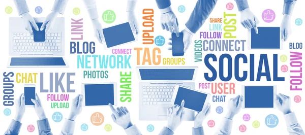 Social network community — Stock Photo, Image