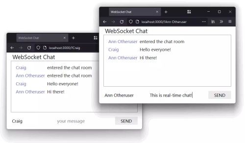 Node.js real-time chat
