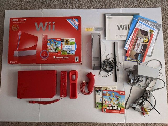 Nintendo Wii Limited Edition Red Console