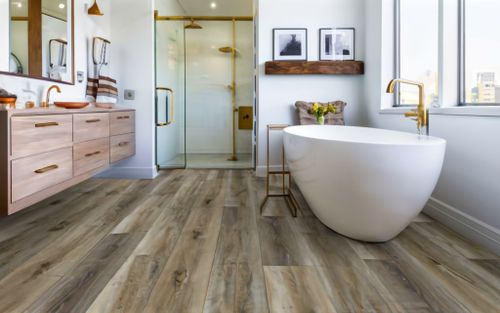 Luxury Vinyl Plank Bathroom Tile