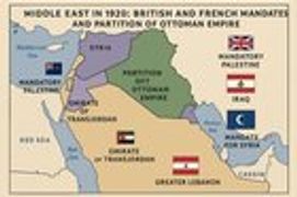 r/aimapgore - Partition of Ottoman Empire map and flags