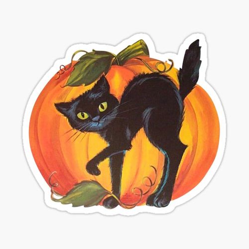 Item preview, Vintage Cat Halloween designed and sold by Barbzzm.
