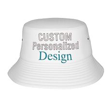 Custom Bucket Hat Personalized Bucket Hat for Men Custom Hat Personalized Hat Custom Bucket Cap White