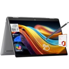 HP Envy x360 2-in-1 Touchscreen Laptop, 14" FHD, 10-Core Intel Core 5 120U (Beats i7-1255U), 8GB RAM, 512GB SSD, FP Reader, Backlit, WiFi 6E, Stylus Pen, Microsoft Office Lifetime Suite, Win 11 Pro
