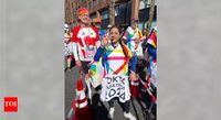 Fashion designer Namrata Joshipura successfully finishes Tokyo marathon - Times of India