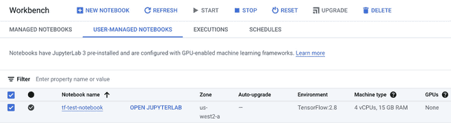 图 4.6 – 运行的 Jupyter Notebook 实例