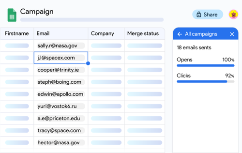 Get started on Mailmeteor for Google Sheets add-on
