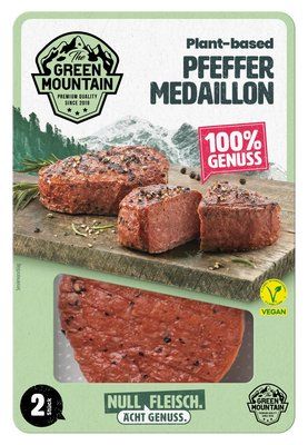 Green Mountain - Plant-based Pfeffer Medaillon
