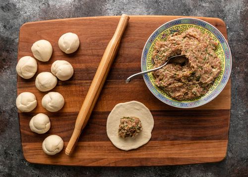 Yiwu night market bustling with food stalls