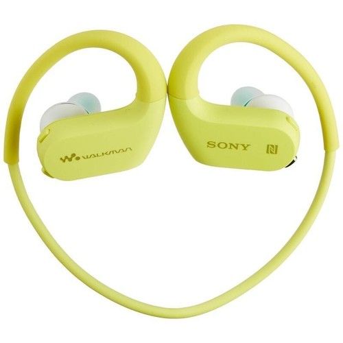 SONY Walkman W Series NW-WS623 Yellow 4GB Waterproof Bluetooth No Box Used