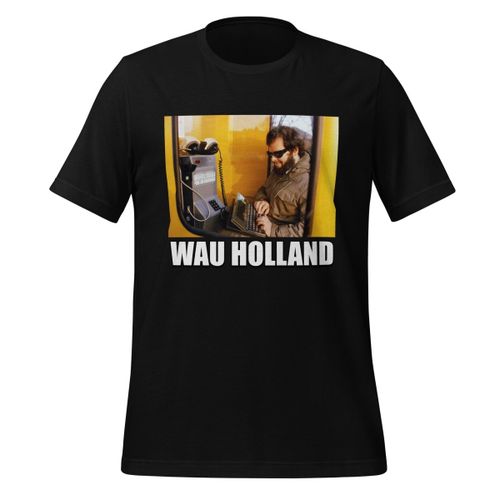 Product mockup photo of the Wau Holland Forever T-Shirt (unisex) Black / M.