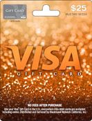 Visa $25 Gift Card (plus $3.95 Purchase Fee)