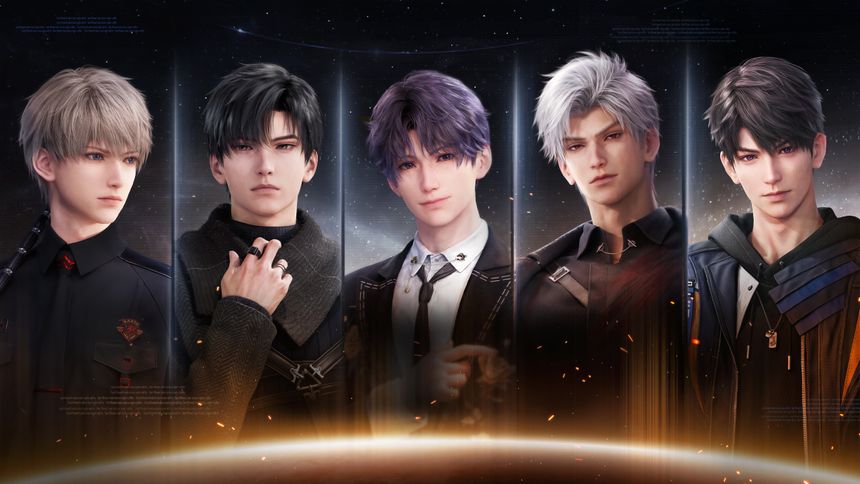 The men of 'Love and Deepspace'