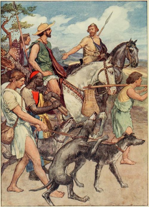 pelopidas setting out for thebes