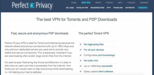 perfect privacy streaming capabilities