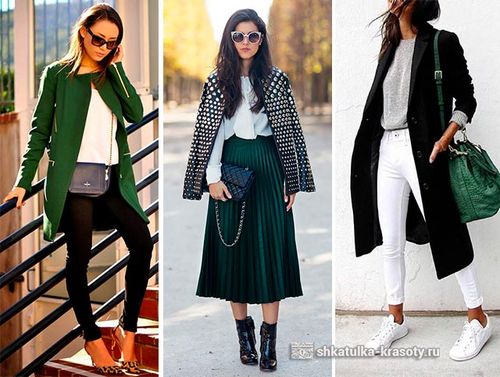 color combination in clothes green