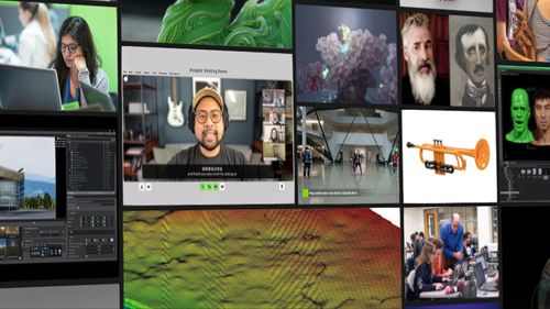 A collage of images representing the NVIDIA Developer Program