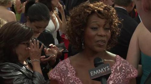 Alfre Woodard on the 65th Emmys Red Carpet