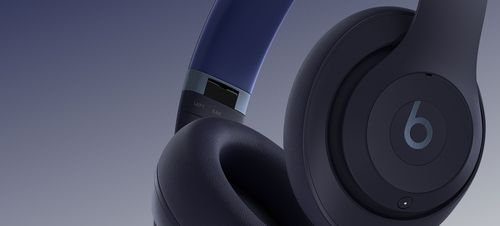 Close-up of Beats Studio Pro in Navy