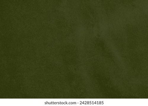 Olive green color velvet fabric texture used as background. light Olive green fabric background of soft and smooth textile material. There is space for text..	 Stock Photo