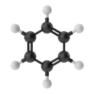 Molécula 3D do Benzeno